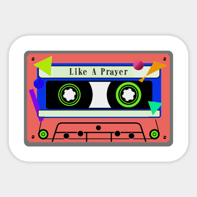 vintage cassette Sticker by JackRendang